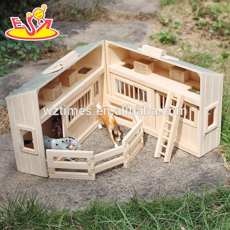 wholesale baby wooden farm animal toys new design wooden farm animal toys W06A166