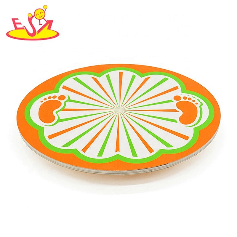 High quality balance wooden exercise rocker board for kids W01D063