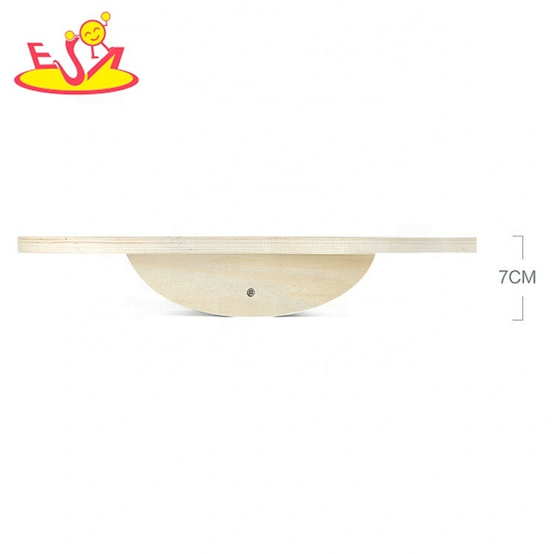 High quality balance wooden exercise rocker board for kids W01D063