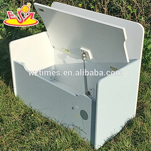 wholesale new fashion bench baby wooden storage box W08C136