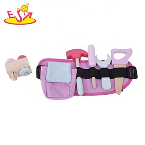 2020 New arrival preschool wooden kids toy tool belt for wholesale W03D131