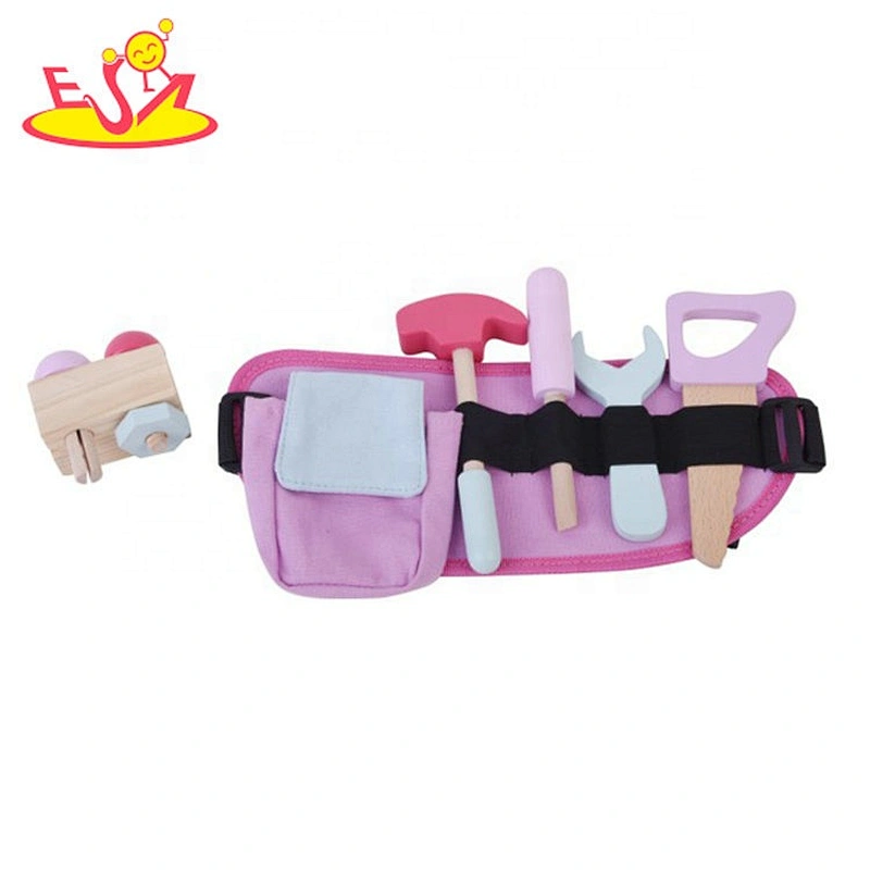 2020 New arrival preschool wooden kids toy tool belt for wholesale W03D131