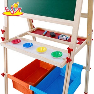 Wholesale educational kids wooden drawing board with magnetic W12B125