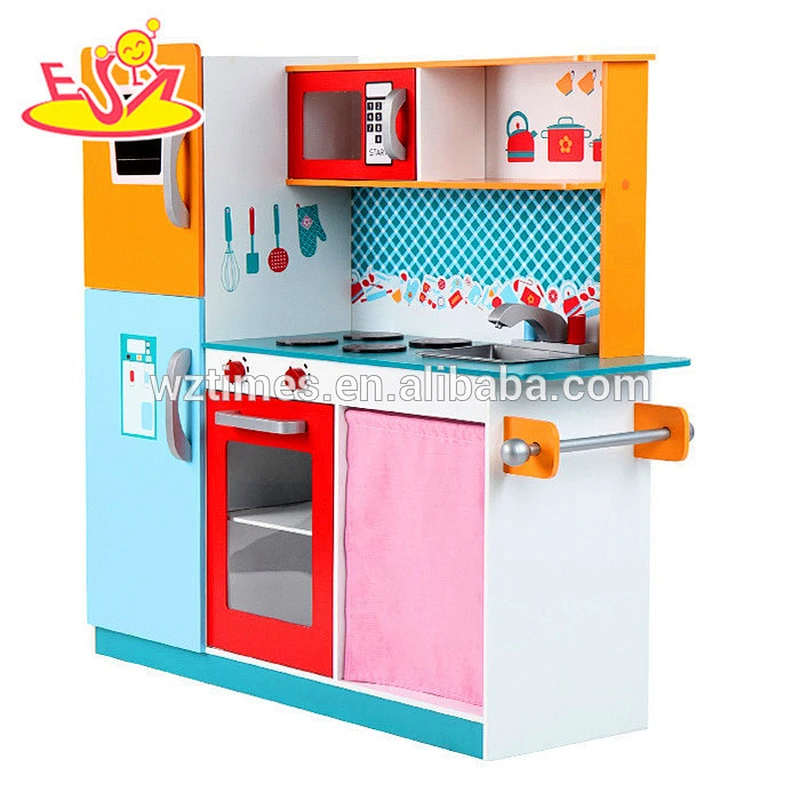 wholesale best sale baby wooden funny kitchen set top quality kids wooden funny kitchen set W10C205
