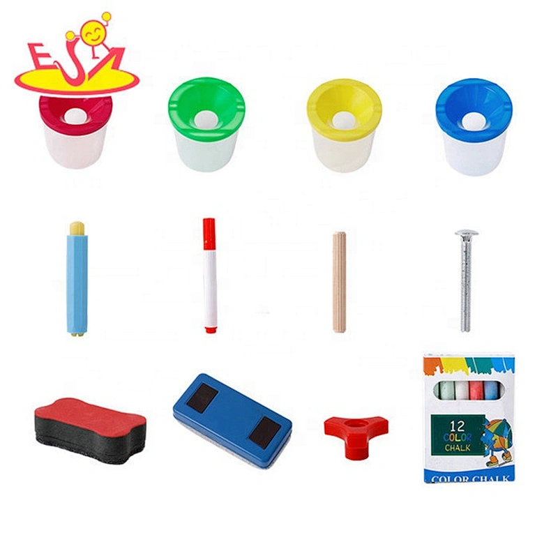 Wholesale educational kids wooden drawing board with magnetic W12B125