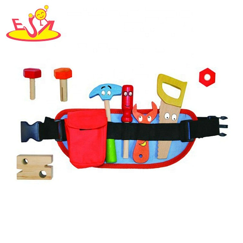 2020 New arrival preschool wooden kids toy tool belt for wholesale W03D131