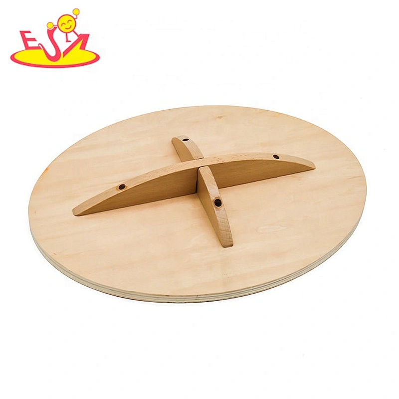 2020 Top sale balance wooden rocker board for kids W08G263