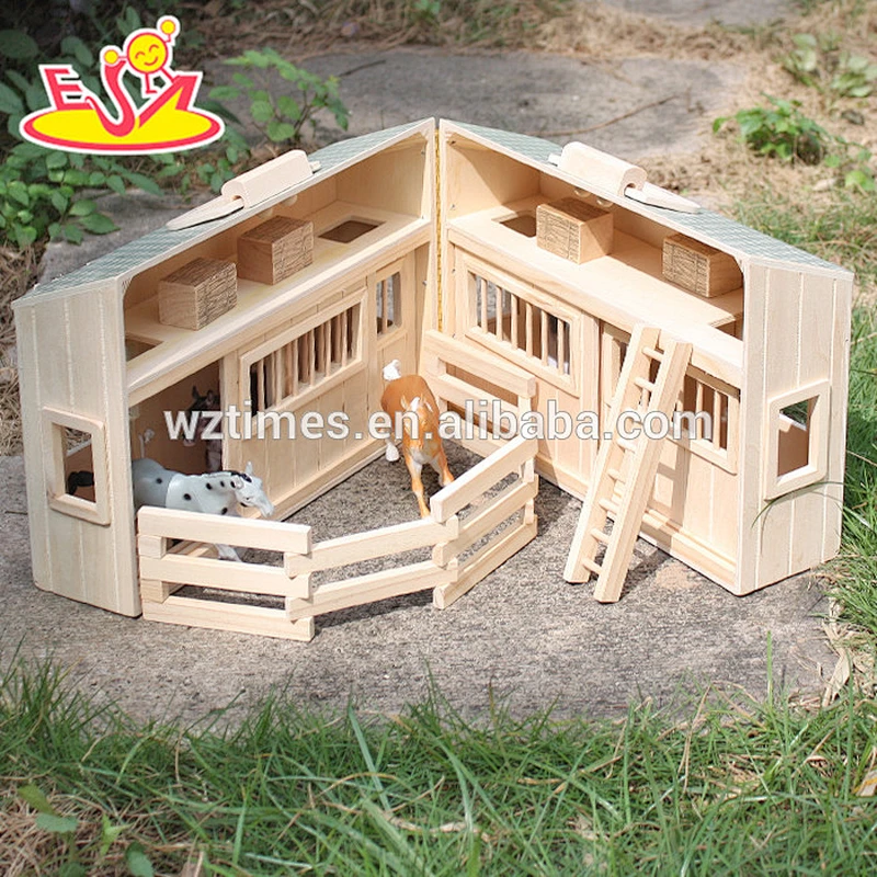 wholesale baby wooden farm animal toys new design wooden farm animal toys W06A166