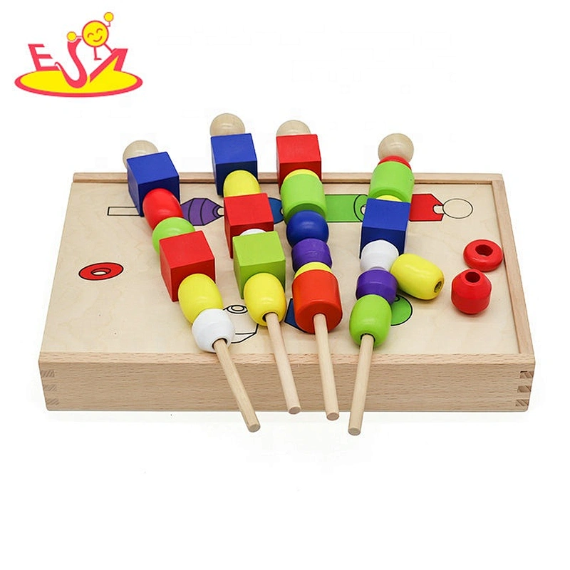 New arrival intelligent wooden beaded toy for kids W12E043