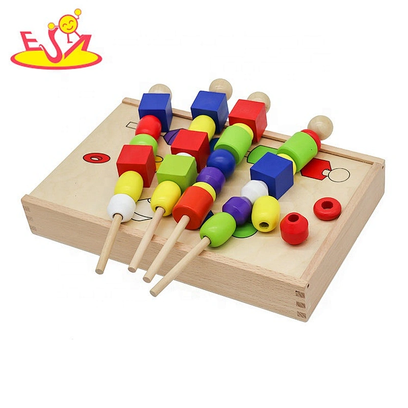 New arrival intelligent wooden beaded toy for kids W12E043