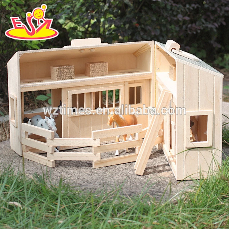 wholesale baby wooden farm animal toys new design wooden farm animal toys W06A166