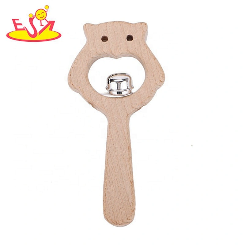 2020 High quality small hands wooden baby rattle set for wholesale W08K281