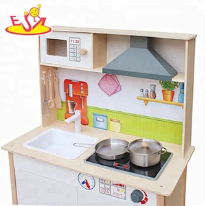 Neues Design Kochspiel Holzspielküche für Kinder W10C411