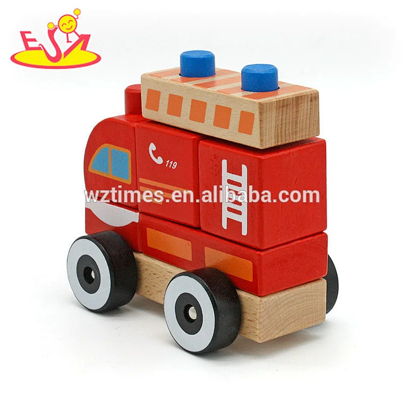 wholesale toys fashion children wooden drag toys for sale W05C011