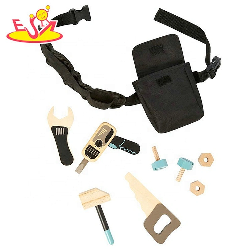 2020 New arrival preschool wooden kids toy tool belt for wholesale W03D131