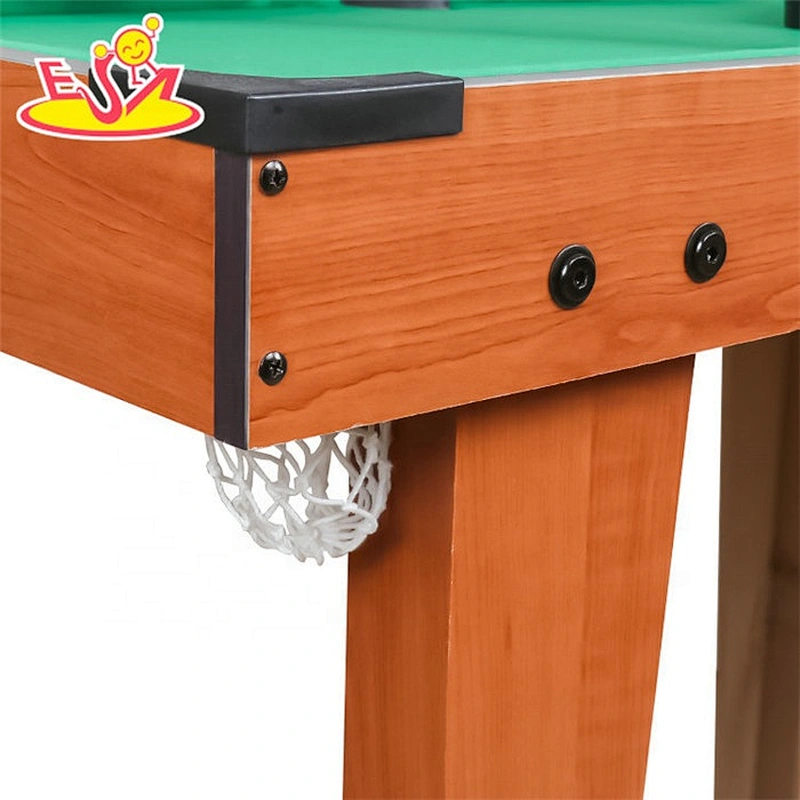 Wholesale cheap kids mini wooden billiard snooker table W11A032
