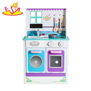 Los niños más populares de preescolar simulan juguetes de madera para la cocina W10C343