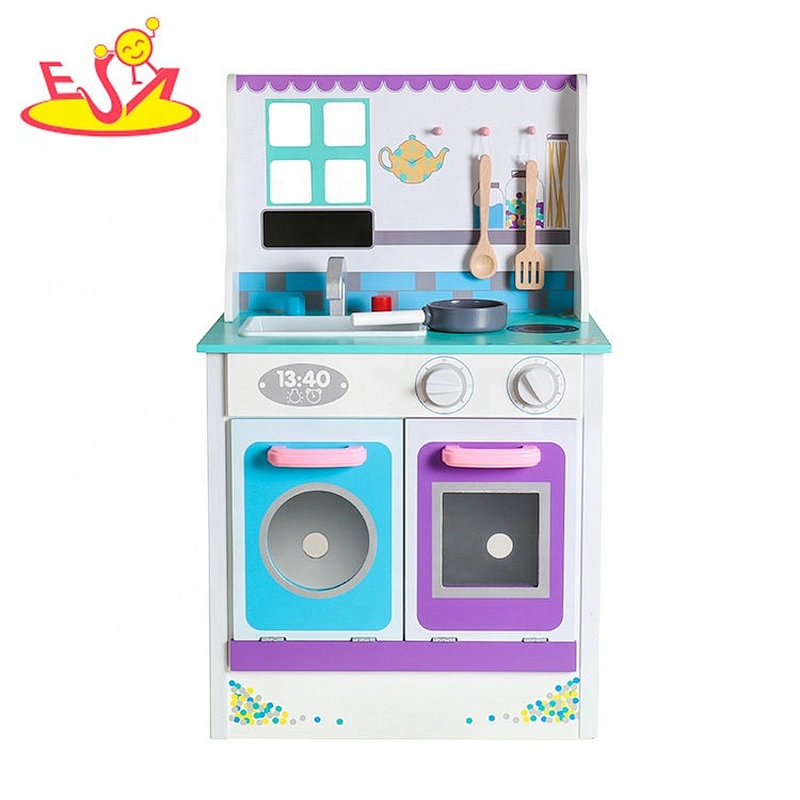 Los niños más populares de preescolar simulan juguetes de madera para la cocina W10C343