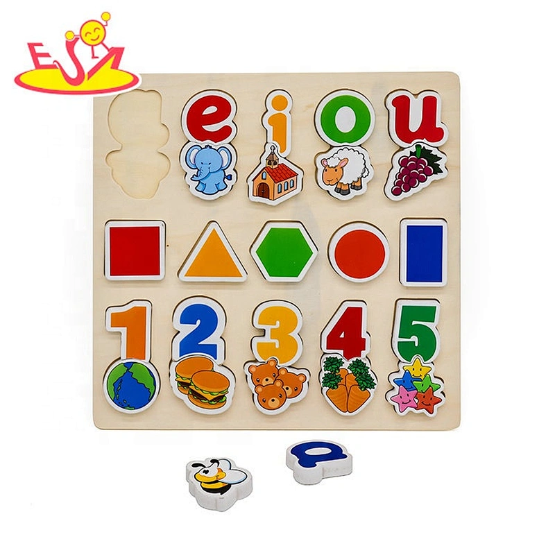 2019 Superseptember wooden kids learning puzzles for wholesale W14B110