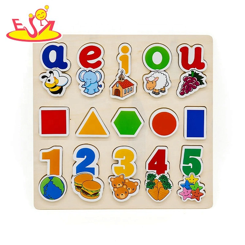 2019 Superseptember wooden kids learning puzzles for wholesale W14B110
