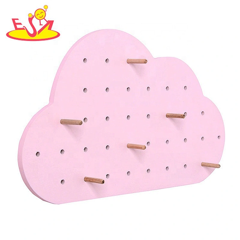 Customize fruit wooden decorative coat hooks for sale W09B103B
