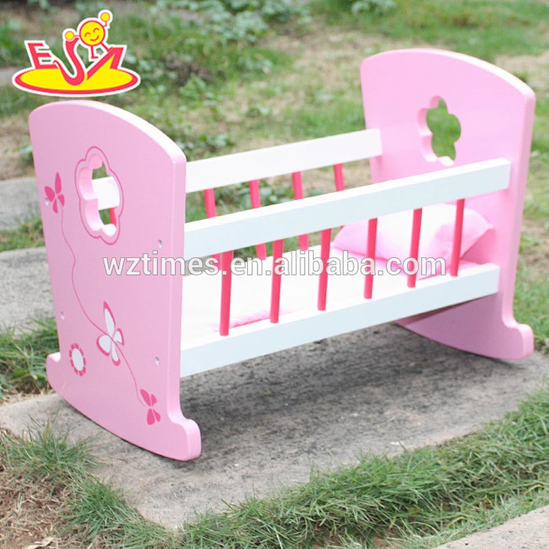 wholesale top quality wooden beds for 18 inch dolls W06B052