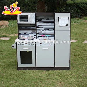 hottest sale children wooden big kitchen toy lovely kids wooden big kitchen toy for wholesale W10C237
