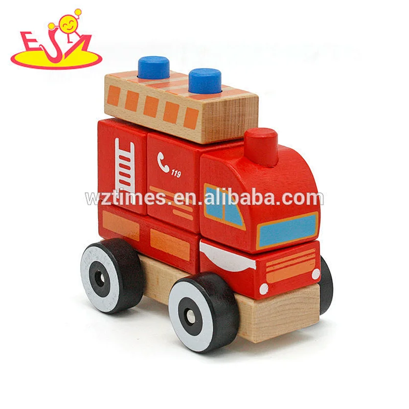 wholesale toys fashion children wooden drag toys for sale W05C011