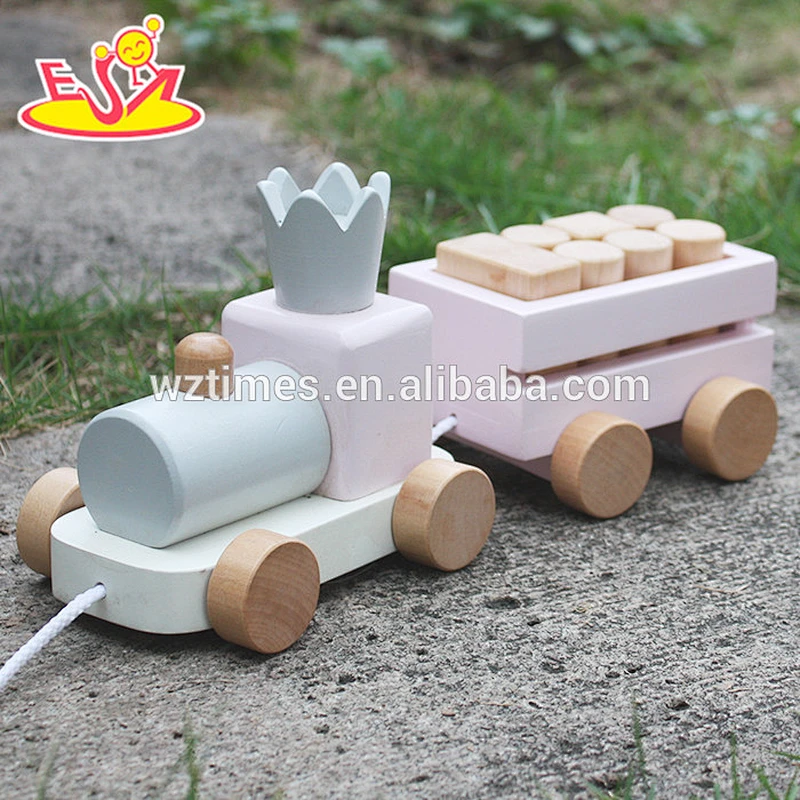 wholesale high quality baby wooden push and pull toys for sale W05C076