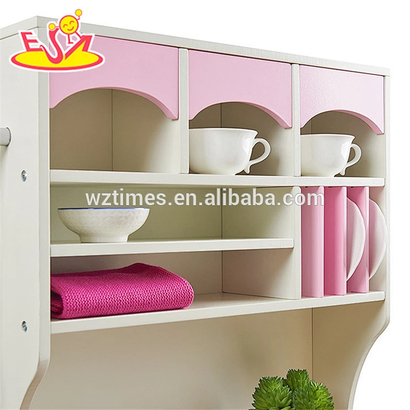 Wholesale educational funny play kids wooden kitchen set toy W10C281