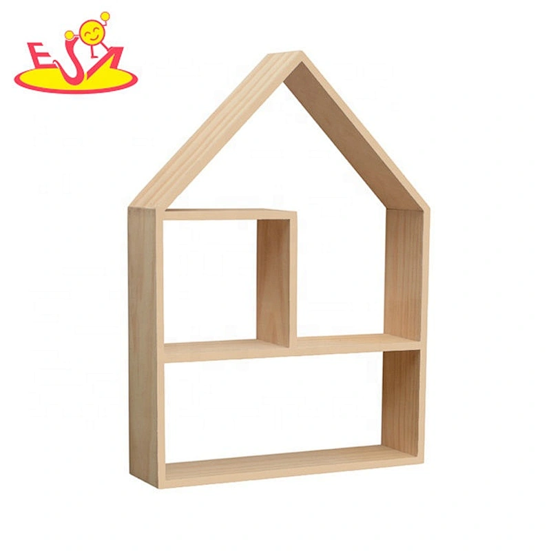 2020 High quality pink solid wood bookshelf for children W08C314A