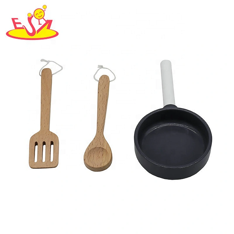 Los niños más populares de preescolar simulan juguetes de madera para la cocina W10C343