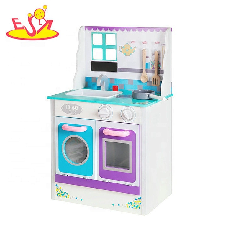 Classic girls 3 floors wooden loving family dollhouse with garden W06A412