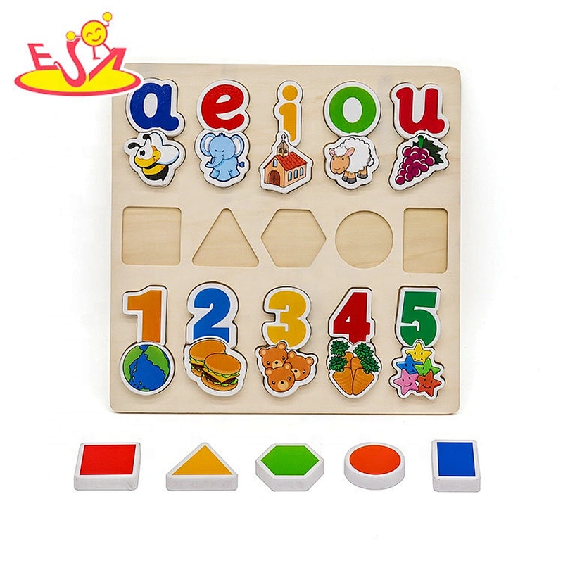 2019 Superseptember wooden kids learning puzzles for wholesale W14B110