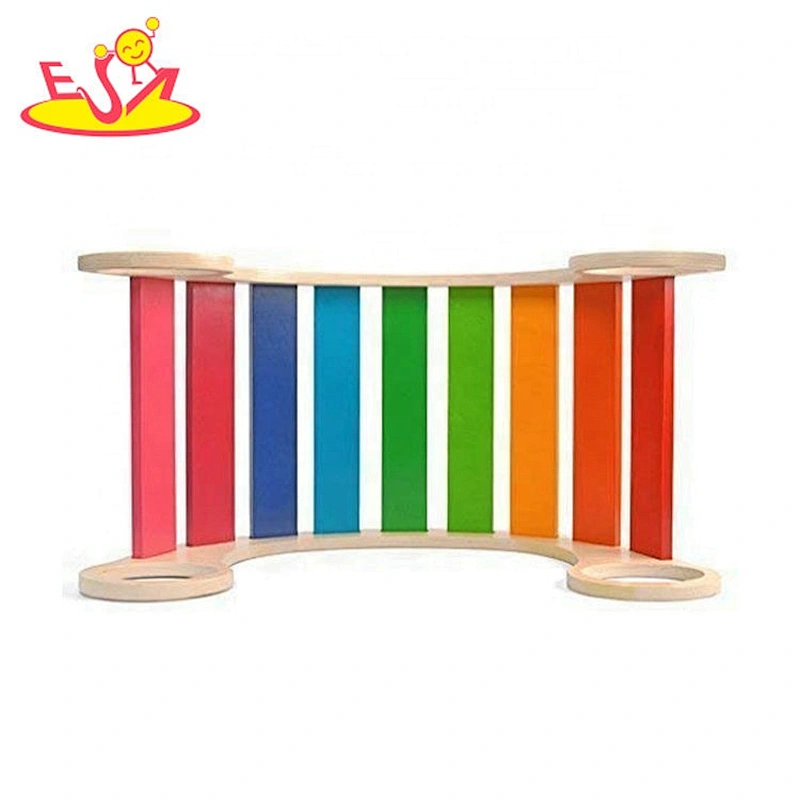 2020 Top sale balance wooden rocker board for kids W08G263