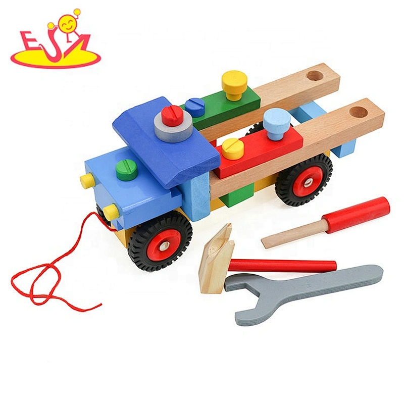 top sale educational wooden toy screws and bolts for kids W03C022
