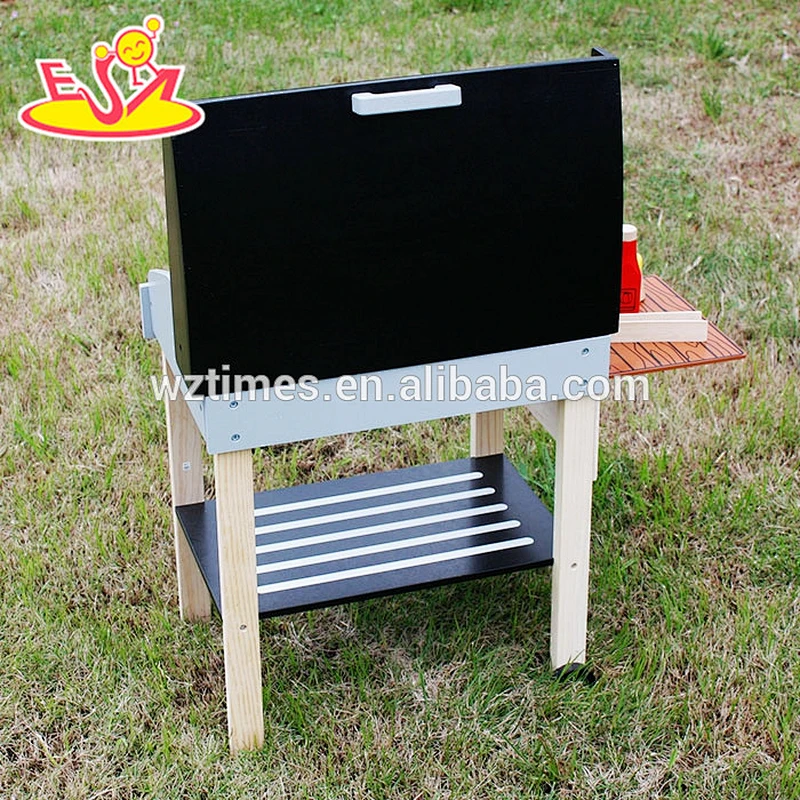 Wholesale new design fashion kids wooden toy bbq role play W10D123