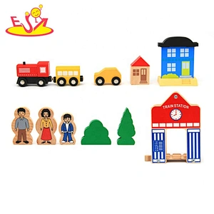 2020 New hottest small wooden toy train track for boys W04C193