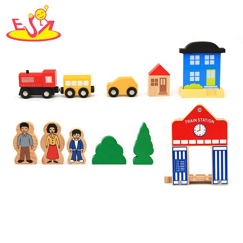 2020 New hottest small wooden toy train track for boys W04C193