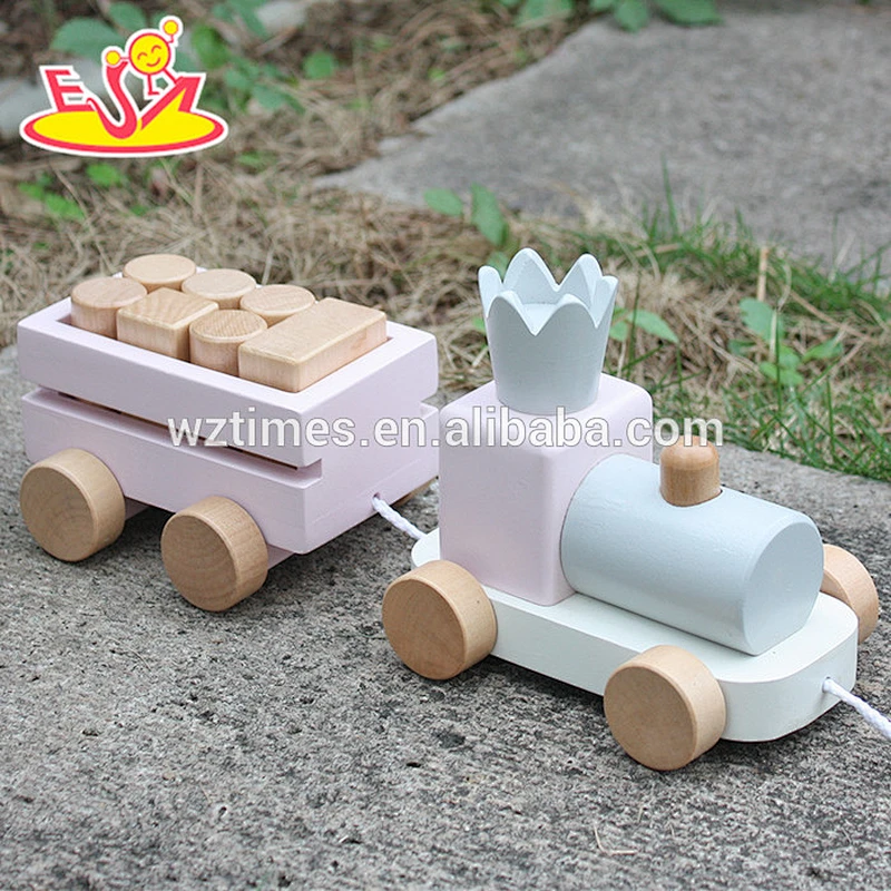 wholesale high quality baby wooden push and pull toys for sale W05C076