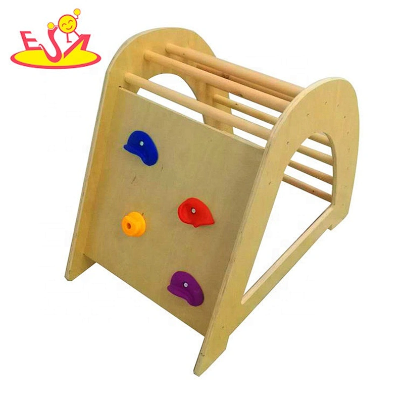 2020 New sale indoor playground wooden swing sets with climbing net W01F005