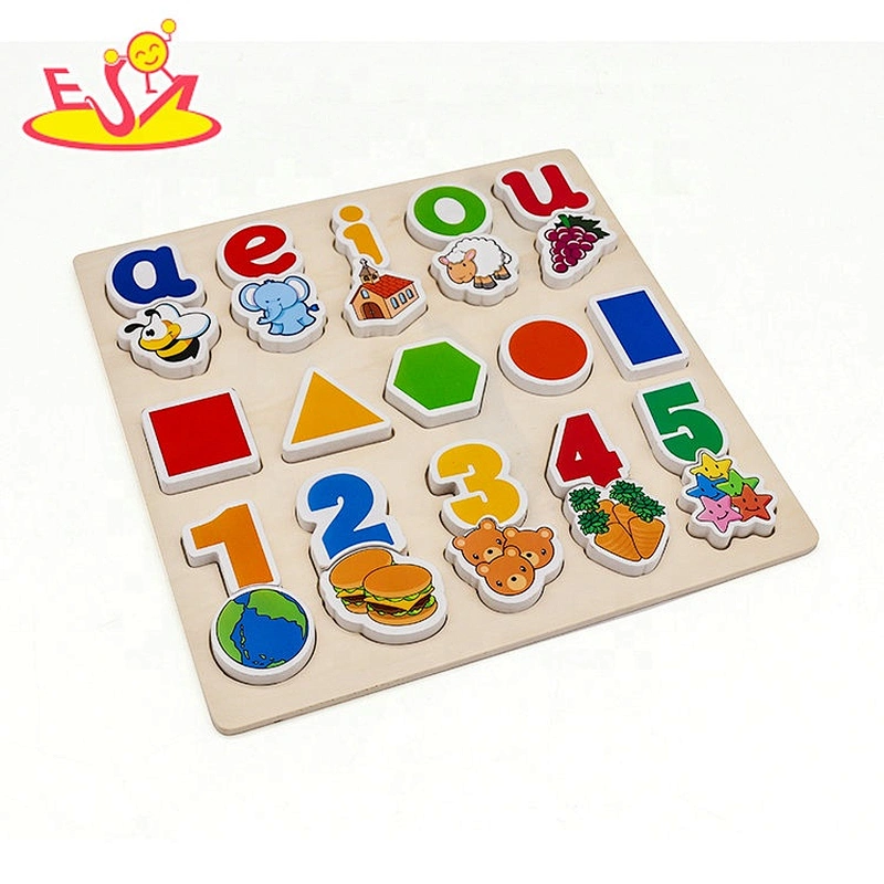 2019 Superseptember wooden kids learning puzzles for wholesale W14B110