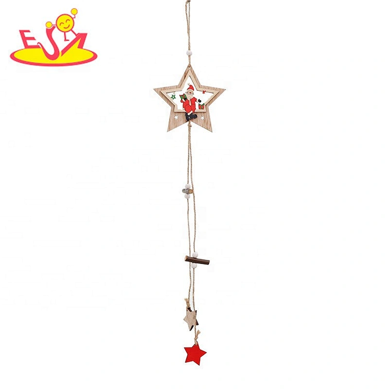 Top fashion wooden christmas wall hanging decorations for wholesale W09D080