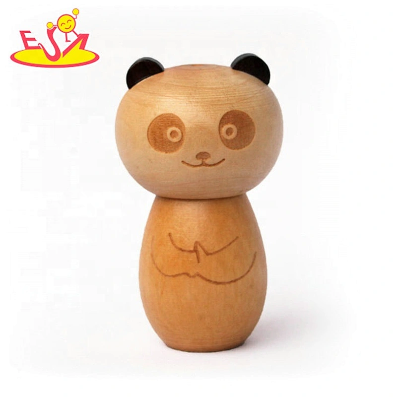 2020 solid wood panda toothpick box for table decoration toothpick storage box W18A096
