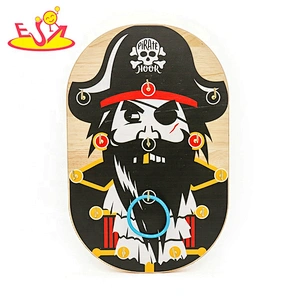 2020 Customize wall hanging wooden ring toss game for children W01D029