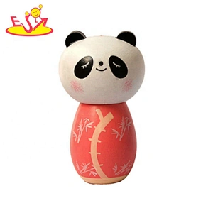 High quality solid wood smiled cat toothpick holder toothpick box  W18A099
