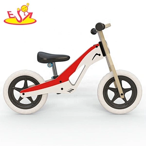 2020 Customize red mini wooden balance bike for boys W16C296