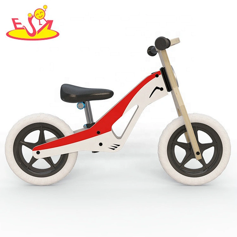 2020 Customize red mini wooden balance bike for boys W16C296