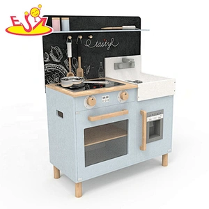 2020 New released simulation wooden mini kitchen set toy for boys W10C547D