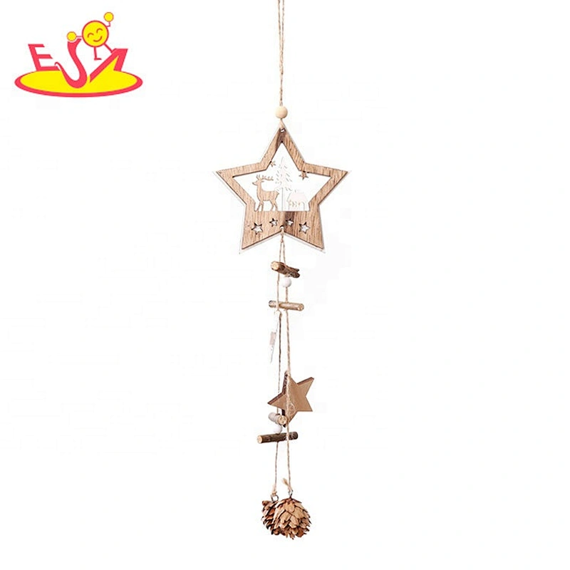 Top fashion wooden christmas wall hanging decorations for wholesale W09D080